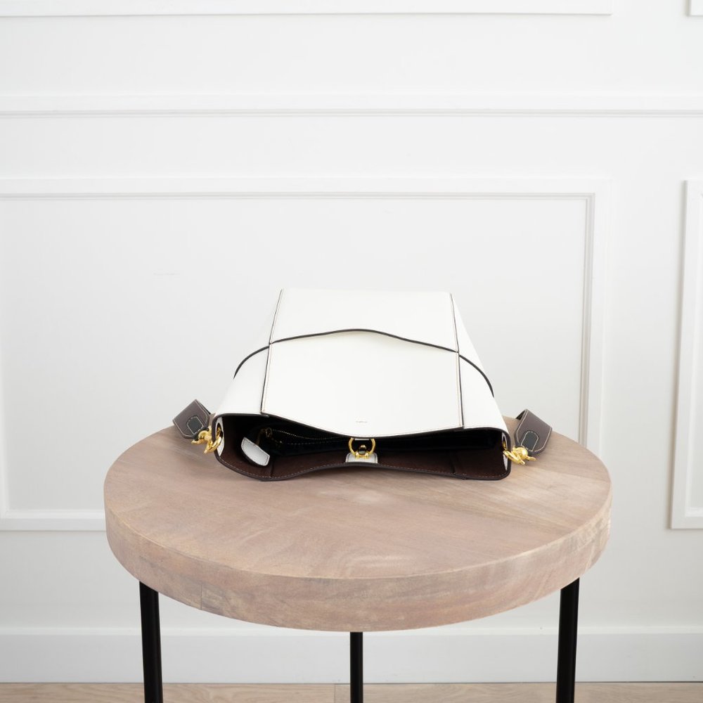 The Jordan Leather Bucket Bag - Cream - Picture 8 of 12